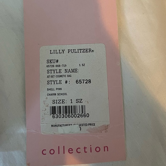 NWT Lilly Pulitzer Jet-Set Cosmetic Bag - Picture 5 of 5